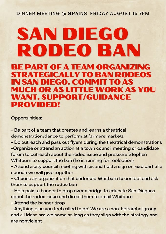San Diego Vegan Activists