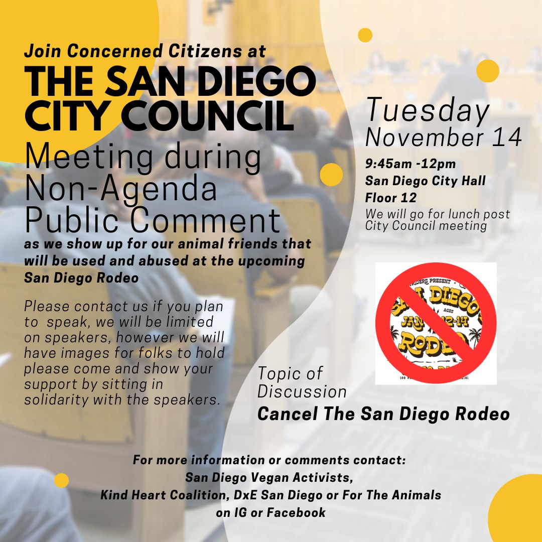 San Diego Vegan Activists