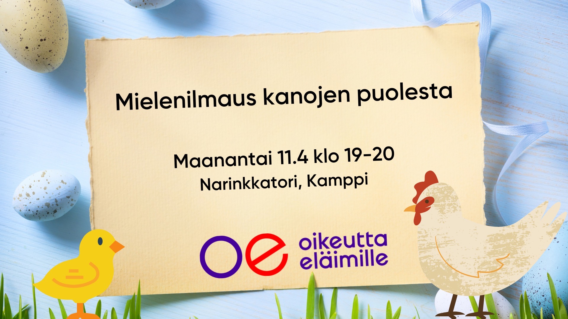 Oikeutta eläimille Helsinki